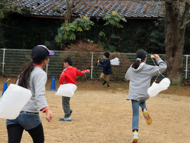 お正月遊び「羽子板」